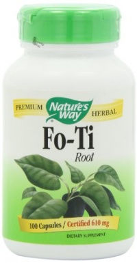 Nature's Way Fo-Ti Root, 100 Capsules, 610mg (Pack of 2)