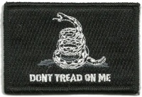 Gadsden Don't Tread On Me Tactical Patch - Black