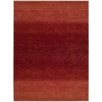 Calvin Klein Home GLO01 CK206 Linear Glow Rectangle Handmade Rug, 5.3 by 7.5-Inch, Sumac