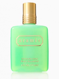 A rich-lathering liquid soap that cleanses and leaves skin feeling energized. Stimulates with menthol to help skin feel especially invigorated and refreshed. Lightly scented with Aramis Classic. 6.7 oz.