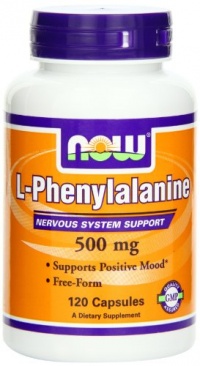 NOW Foods L-Phenylalanine 500mg, 120 Capsules