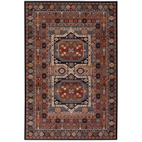 Couristan Timeless Treasures 4324/0500 Maharaja Area Rug - Ebony