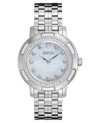 Ladylike luxury that boasts Swiss precision and elegant diamonds: the Pemberton watch collection from Bulova Accutron.