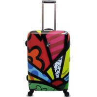 Heys USA Luggage Britto New Day 26 Inch Hard Side Suitcase, Multi-Colored, One Size