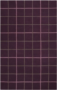 Surya G-5068 Goa Contemporary Area Rug, 8-Feet by 11-Feet, Prune Purple