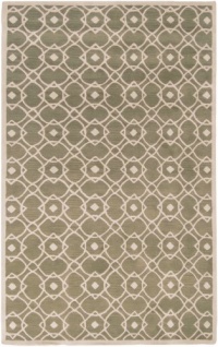 Surya G-5028 Goa Transitional Area Rug, 3-Feet 3-Inch by 5-Feet 3-Inch, Asparagus Green