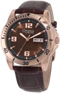 Caravelle by Bulova Men's 44C103 Leather strap sport Watch