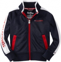 Tommy Hilfiger Boys 2-7 Gideon Track Jacket, Swim Navy, 04 Regular