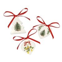 Spode Christmas Tree Ornaments, Set of 3