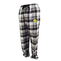 Iowa Hawkeyes Mens Plaid Flannel Pajamas Pants:L