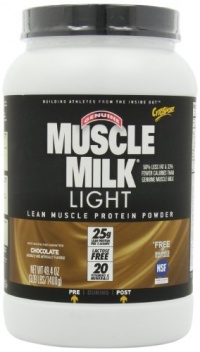 Cytosport Genuine Muscle Milk Light, Chocolate, 3.09-Pound Jar