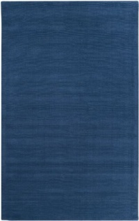 Area Rug 5x8 Rectangle Solid/Striped Cobalt Color - Surya Mystique Rug from RugPal