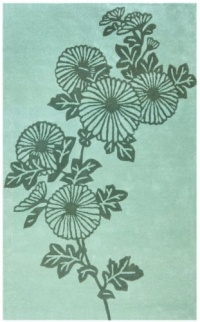 Structure Fauna Mint Rug Rug Size: 8' x 11'