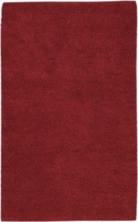 3'6 x 5'6 Rectangular Surya Area Rug AROS1-3656 Carmine Color Handmade in India Aros Collection