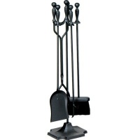 5 Piece Metal Fireplace Tool Set