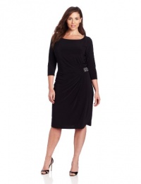 Jones New York Women's Plus-Size Side Trim Detail Dress