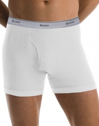 Hanes Classics Boxer Briefs White 4XL