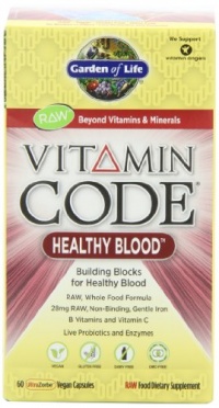 Garden Of Life Vitamin Code Healthy Blood Capsules, 60 Count