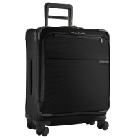 Briggs & Riley Luggage Baseline International Carry-On Wide-Body Spinner Bag, Black, Medium