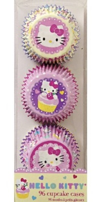 Meri Meri Hello Kitty Mini Cupcake Cases, 96-Pack