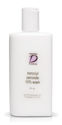 Topix Benzoyl Peroxide 10% Wash 8 oz bottle