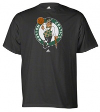 Boston Celtics adidas Black Primary Logo T-Shirt