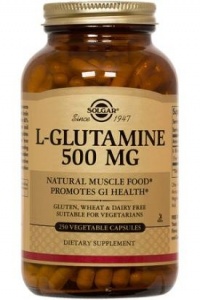 Solgar, L-Glutamine 500 mg 250 Vegetable Capsules