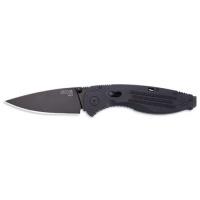 SOG Specialty Knives & Tools AE-02 Aegis Knife, Black TiNi