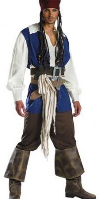 Captain Jack Sparrow Classic Young Adult Costume