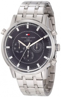 Tommy Hilfiger Men's 1790876 Sport Luxury Multi-Function Blue Dial Stainless Steel Bracelet Watch