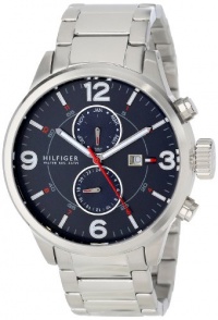 Tommy Hilfiger Men's 1790903  Casual Sport Stainless Steel Blue Dial Multi-Eye Watch