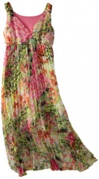 Bloome Girls 7-16 Plus-Size Sleeveless Floral Dress, Multi, 18.5