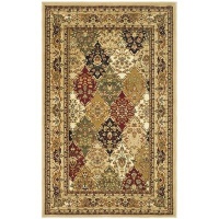 Safavieh Lyndhurst Collection LNH221C Multicolor Area Rug, 5-Feet 3-Inch by 7-Feet 6-Inch