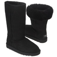 UGG Australia K Classic Tall Black 10 Little Kid