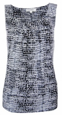 Calvin Klein Women's Abstract Dot Sleeveless Blouse