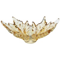 Lalique Champs-Elysees Gold Crystal Bowl 1121610