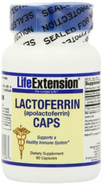 Life Extension Lactoferrin 300mg Capsules, 60-Count