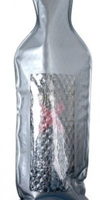 Wine Safeguard Reusable Bottle Protector- Silver