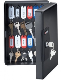 SentrySafe KB25 KeyBox with 25 Key Hangers, Black