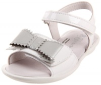 Naturino 4457 Sandal (Toddler/Little Kid),Bianco/Argento,27 EU (10.5 M US Little Kid)