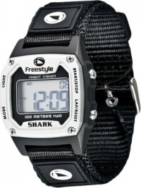 Freestyle Unisex 779024 Shark Classic Silver Nylon Strap Watch