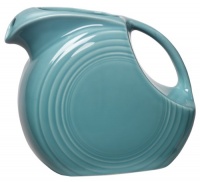 Fiesta 67-1/4-Ounce Large Disk Pitcher, Turquoise