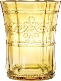 Colette Hand Pressed Glassware by Juliska- Amber