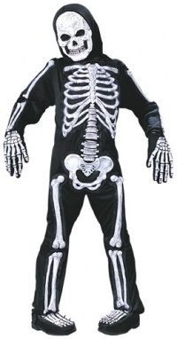 Spooky Skeleton Child Costume Size Large (12-14)