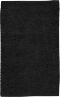 Surya Aros 4-Feet by 10-Feet Hand Woven Rug, Black