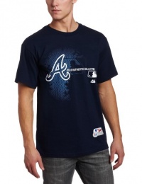 MLB Men's Atlanta Braves Authentic Collection Change Up Short Sleeve Basic Tee by Majestic