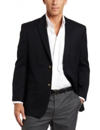 Haggar Men's Solid Two Button Center Vent Sport Coat