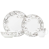 Lenox Simply Fine Chocolate 4-Piece Place Setting, Service for 1