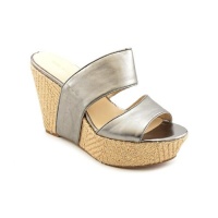 Women's Nine West , Larysa high Wedge slide sandals