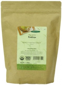 Davidson's Tea Bulk, Organic Rosehips, 16-Ounce Bag